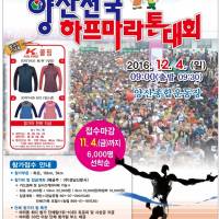제12회 양산전국하프마라톤대회 포스터